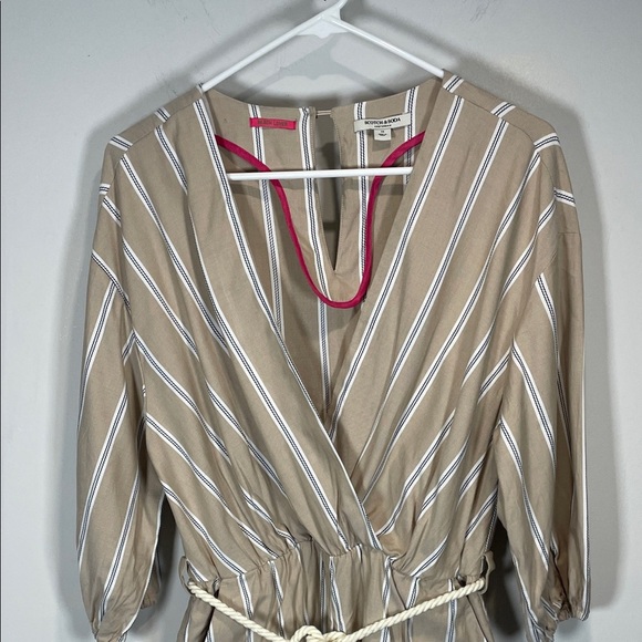 Scotch & Soda Beige and White Striped Romper - Picture 5 of 16